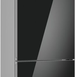 Bosch, Samostojeći frižider sa zamrzivačem dole, staklena vrata 203 x 60 cm Crna