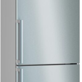 Bosch, Samostojeći frižider sa zamrzivačem dole 203 x 60 cm Nerđajući čelik (sa anti-fingerprint)